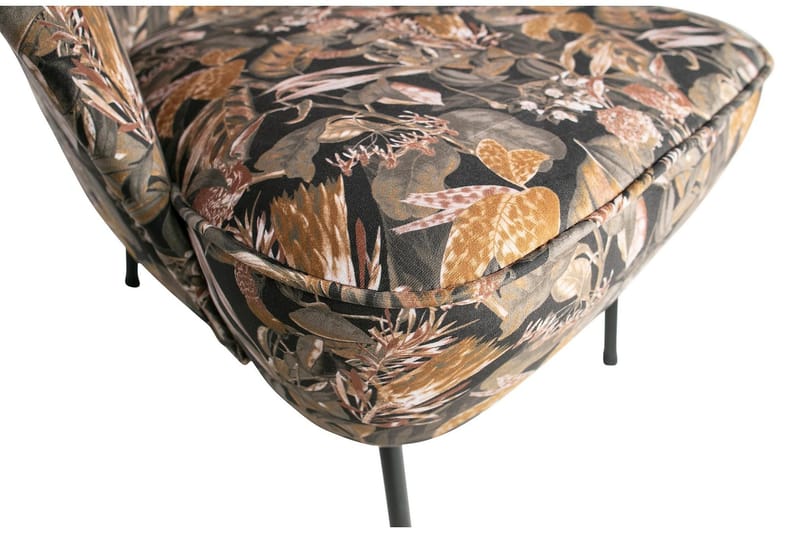 Bastien Lenestol - Fløyel/Svart - Møbler - Stoler - Lenestoler - Klubblenestol