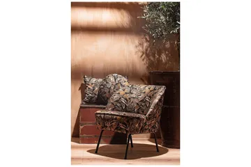 Bastien Lenestol - Fløyel/Svart - Møbler - Stoler - Lenestoler - Klubblenestol