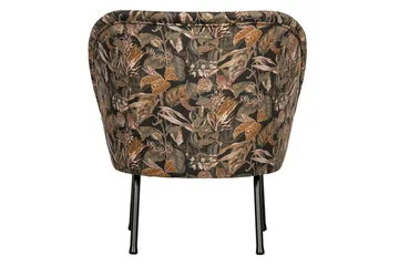 Bastien Lenestol - Fløyel/Svart - Møbler - Stoler - Lenestoler - Klubblenestol