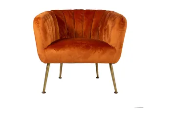 Lenestol TUCKER 78x71xH69cm rød - Møbler - Stoler - Lenestoler - Klubblenestol