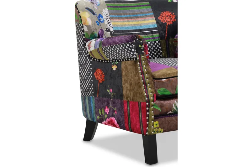 Owen Clublenestol Mønstrete - Flerfarget - Møbler - Stoler - Lenestoler - Klubblenestol