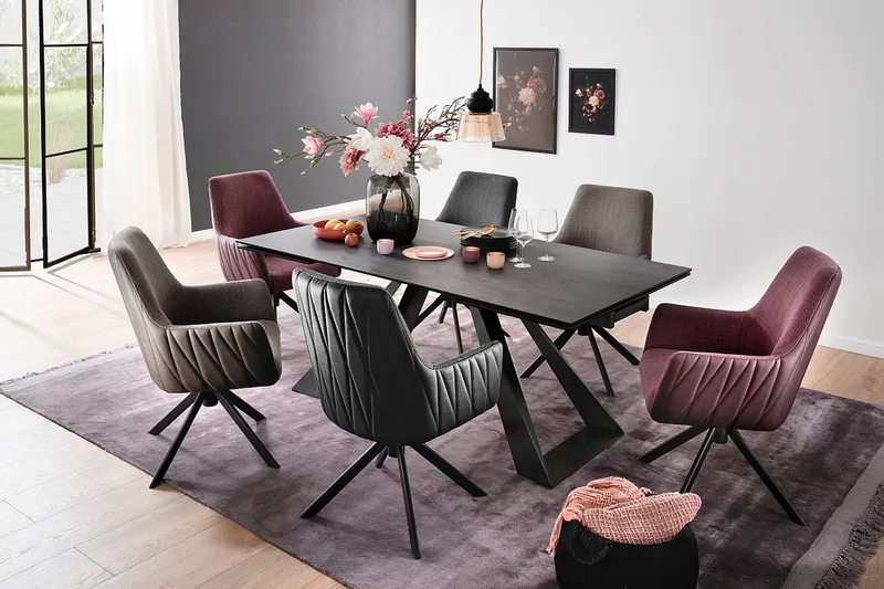 Thailan Karmstol - Antrasitt - Møbler - Stoler - Lenestoler - Klubblenestol