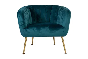 Tucker Karmstol - Grønn|Fløyel - Møbler - Stoler - Lenestoler - Klubblenestol