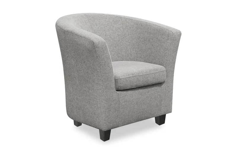 Vegas Klubblenestol - Lysegrå - Møbler - Stoler - Lenestoler - Klubblenestol