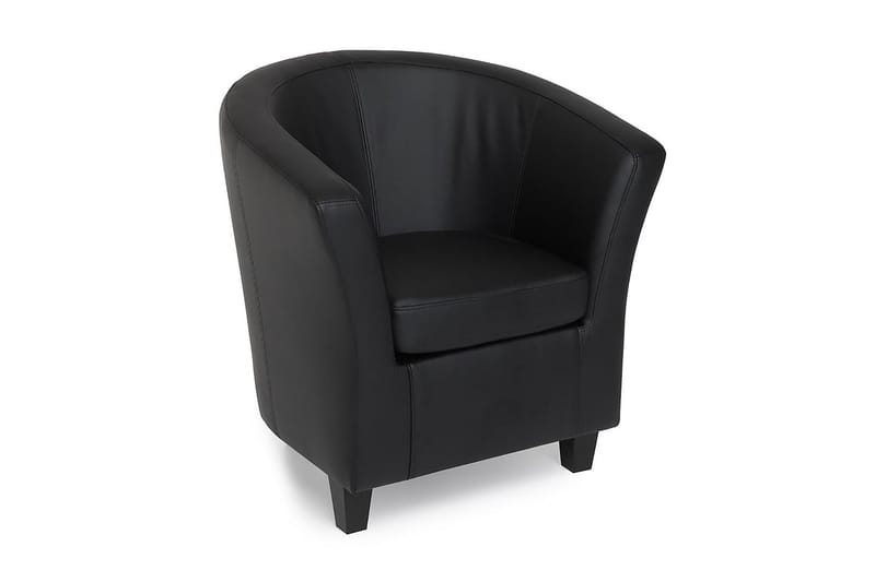 Vegas Klubblenestol PU, Svart