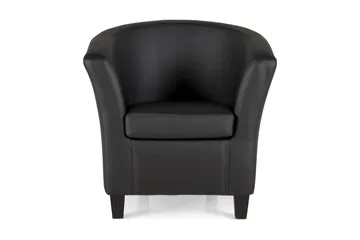 Vegas Klubblenestol PU - Svart - Møbler - Stoler - Lenestoler - Klubblenestol