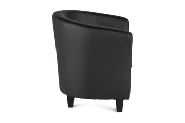 Vegas Klubblenestol PU - Svart - Møbler - Stoler - Lenestoler - Klubblenestol