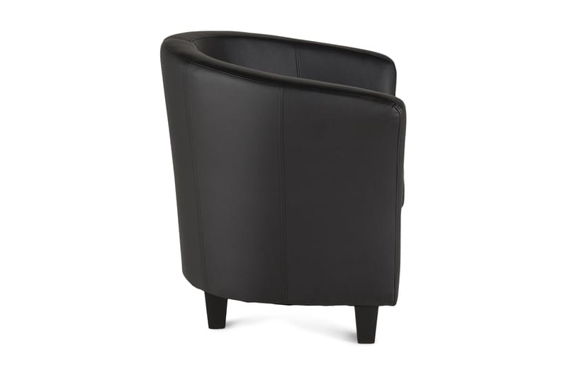 Vegas Klubblenestol PU - Svart - Møbler - Stoler - Lenestoler - Klubblenestol