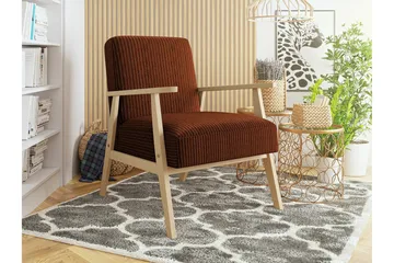 Knocklong Fåtølj - Brun - Møbler - Stoler - Lenestoler