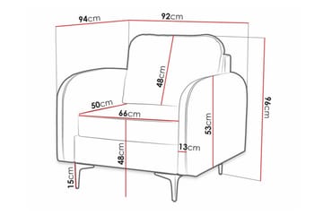 Knocklong Fåtölj Black - Møbler - Stoler - Lenestoler