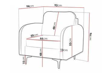 Knocklong Fåtölj Brown - Møbler - Stoler - Lenestoler
