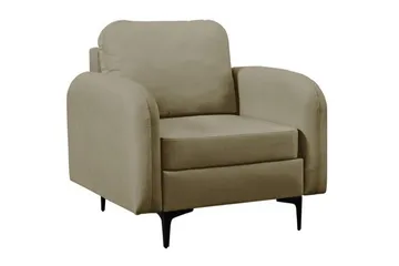 Knocklong Fåtölj Dark Beige/Mocca - Møbler - Stoler - Lenestoler