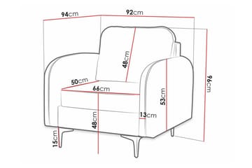 Knocklong Fåtölj Dark green - Møbler - Stoler - Lenestoler