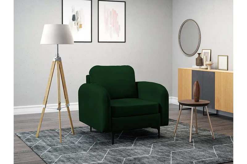 Knocklong Fåtölj Dark green - Møbler - Stoler - Lenestoler