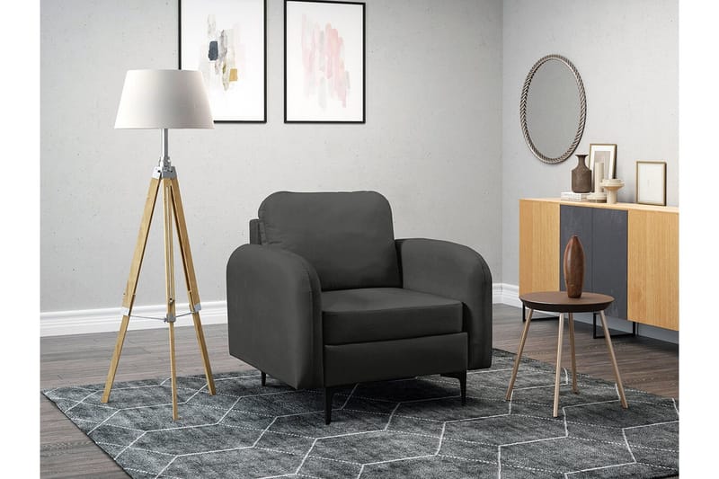 Knocklong Fåtölj Dark grey - Møbler - Stoler - Lenestoler