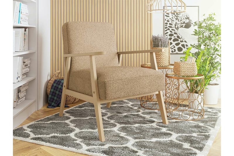 Knocklong Fåtölj Light brown - Møbler - Stoler - Lenestoler