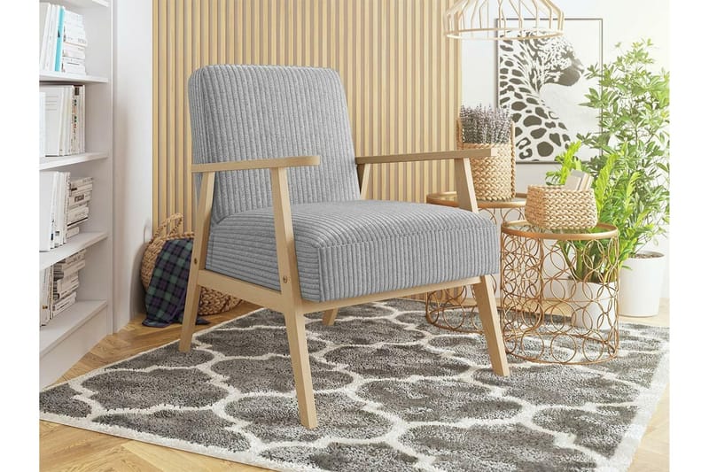 Knocklong Fåtölj Light Grey/Beige - Møbler - Stoler - Lenestoler