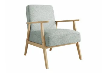 Knocklong Fåtölj Ljusgrå - Møbler - Stoler - Lenestoler