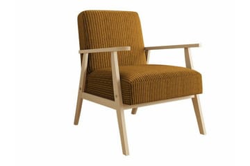 Knocklong Fåtölj Yellow/Brown - Møbler - Stoler - Lenestoler