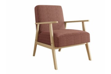 Knocklong Fåtölj Pink/Brown - Møbler - Stoler - Lenestoler