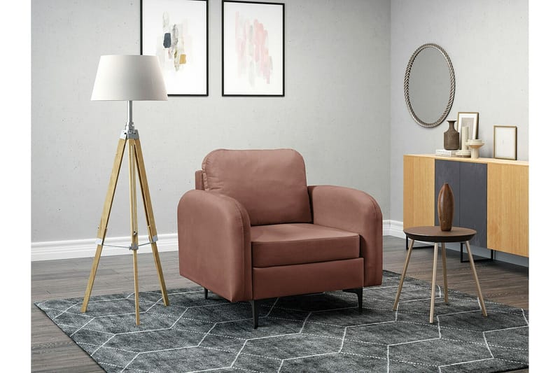 Knocklong Fåtölj Pink - Møbler - Stoler - Lenestoler