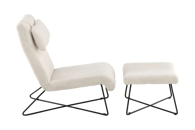 Laconia Lenestol - Hvid - Møbler - Stoler - Lenestoler - Lenestol uten armlene