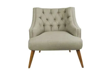 Lamonti Lenestol - Grå/Natur - Møbler - Stoler - Lenestoler