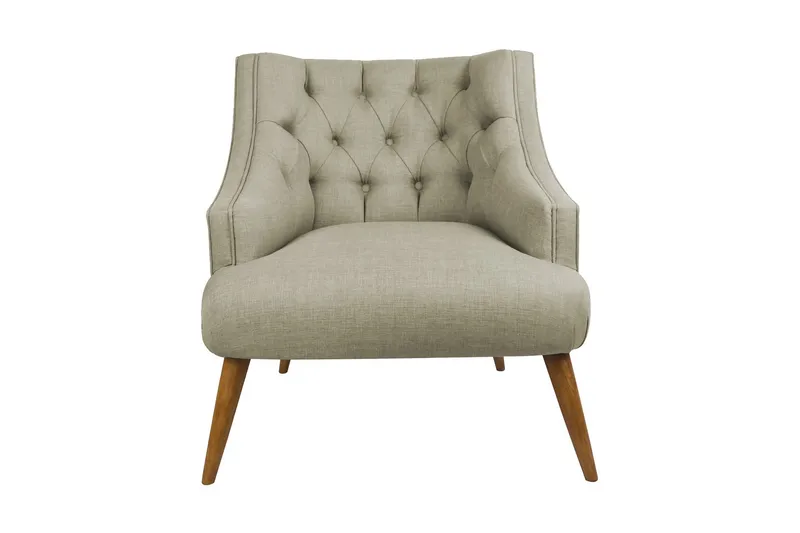 Lamonti Lenestol - Grå/Natur - Møbler - Stoler - Lenestoler