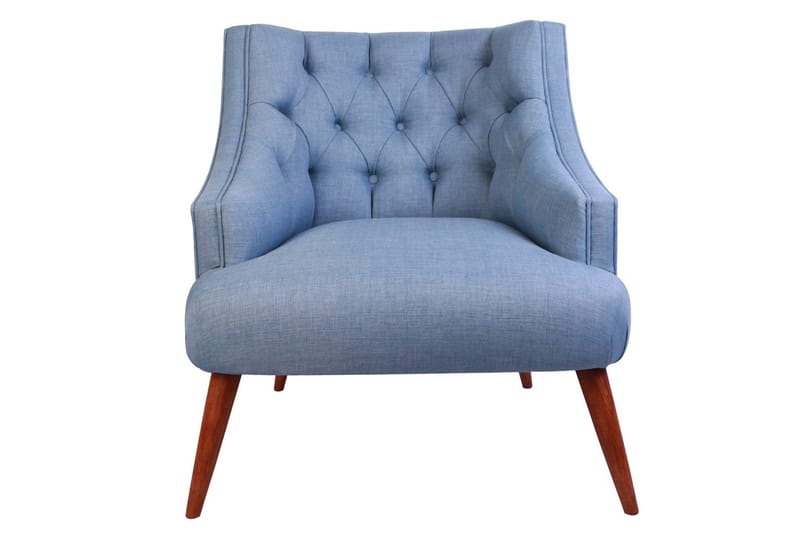 Lamonti Lenestol - Indigoblå/Natur - Møbler - Stoler - Lenestoler