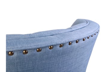 Lamonti Lenestol - Indigoblå/Natur - Møbler - Stoler - Lenestoler