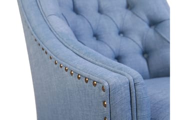 Lamonti Lenestol - Indigoblå/Natur - Møbler - Stoler - Lenestoler