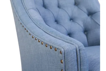 Lamonti Lenestol - Indigoblå/Natur - Møbler - Stoler - Lenestoler