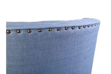 Lamonti Lenestol - Indigoblå/Natur - Møbler - Stoler - Lenestoler