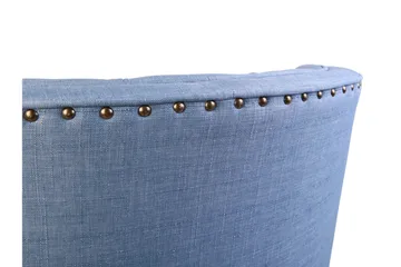 Lamonti Lenestol - Indigoblå/Natur - Møbler - Stoler - Lenestoler