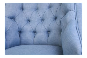 Lamonti Lenestol - Indigoblå/Natur - Møbler - Stoler - Lenestoler