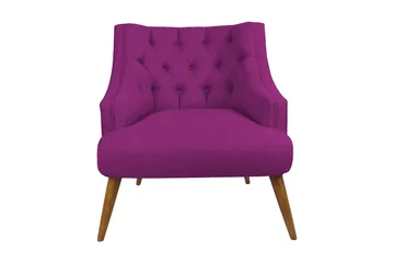 Lamonti Lenestol - Lilla/Natur - Møbler - Stoler - Lenestoler