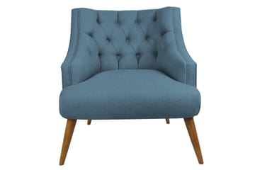 Lamonti Lenestol - Mørkeblå/Natur - Møbler - Stoler - Lenestoler