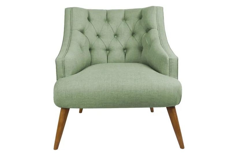 Lamonti Lenestol - Petrolgrønn/Natur - Møbler - Stoler - Lenestoler