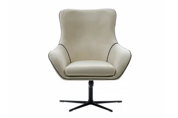 Laytown Fåtölj Beige/Black - Møbler - Stoler - Lenestoler