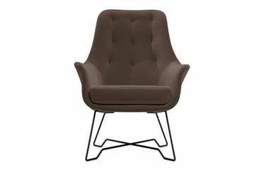Laytown Fåtölj Brown/Black - Møbler - Stoler - Lenestoler