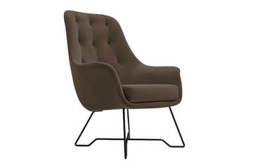 Laytown Fåtölj Brown/Black - Møbler - Stoler - Lenestoler
