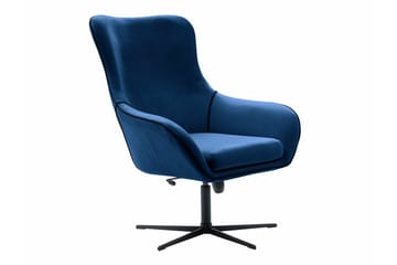 Laytown Fåtölj Dark Blue/Black - Møbler - Stoler - Lenestoler