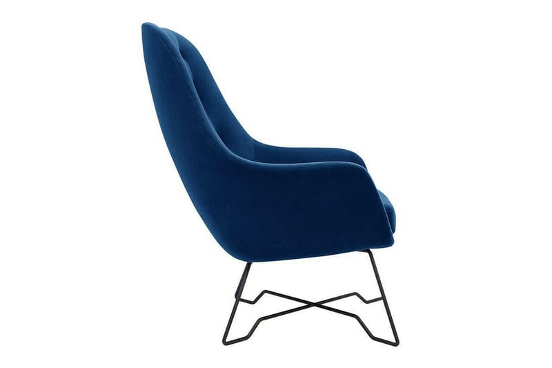 Laytown Fåtölj Dark Blue/Black - Møbler - Stoler - Lenestoler