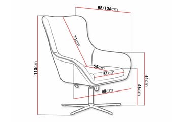 Laytown Fåtölj Green - Møbler - Stoler - Lenestoler