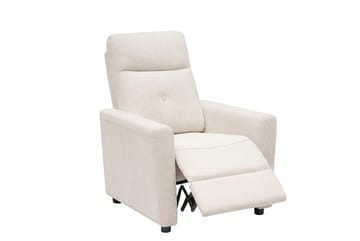 Leia manuell reclinerlenestol i stoff - Beige - Møbler - Stoler - Lenestoler - Recliner