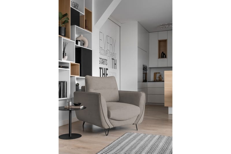 Lence Lenestol - Beige - Møbler - Stoler - Lenestoler