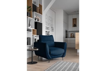 Lence Lenestol - Blå - Møbler - Stoler - Lenestoler