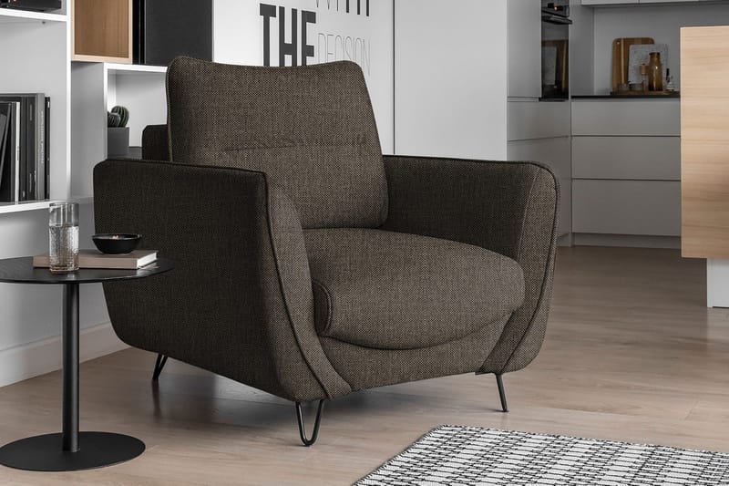 Lence Lenestol - Brun - Møbler - Stoler - Lenestoler