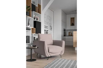 Lence Lenestol - Lyserosa - Møbler - Stoler - Lenestoler