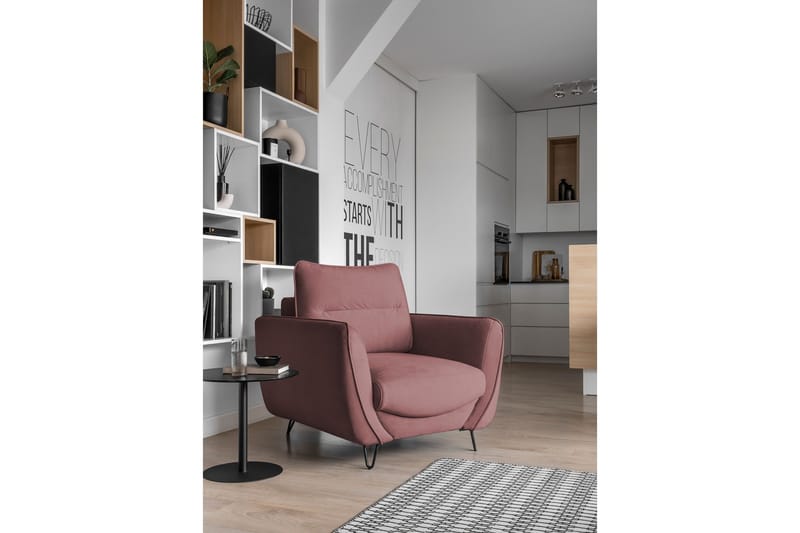 Lence Lenestol - Rosa - Møbler - Stoler - Lenestoler